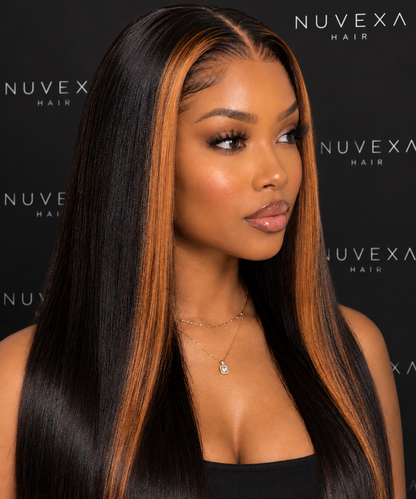 Flame - Highlighted Straight Hair 100% Virgin Human Hair