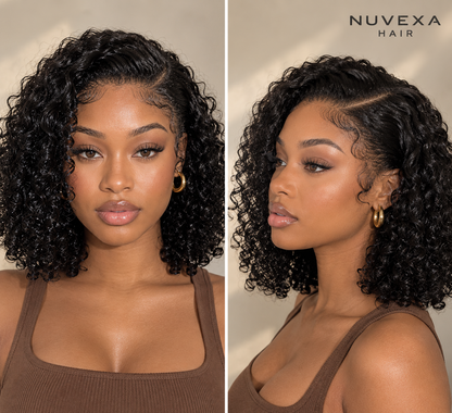 Fifi - 14" 13x5  Front Curly Wig 100% Pure Virgin Hair