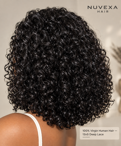 Fifi - 14" 13x5  Front Curly Wig 100% Pure Virgin Hair