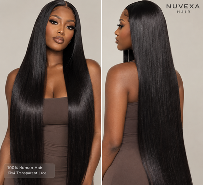 Dee-Dee - 20" 13x4 100% Human Hair Straight Lace Front Wig