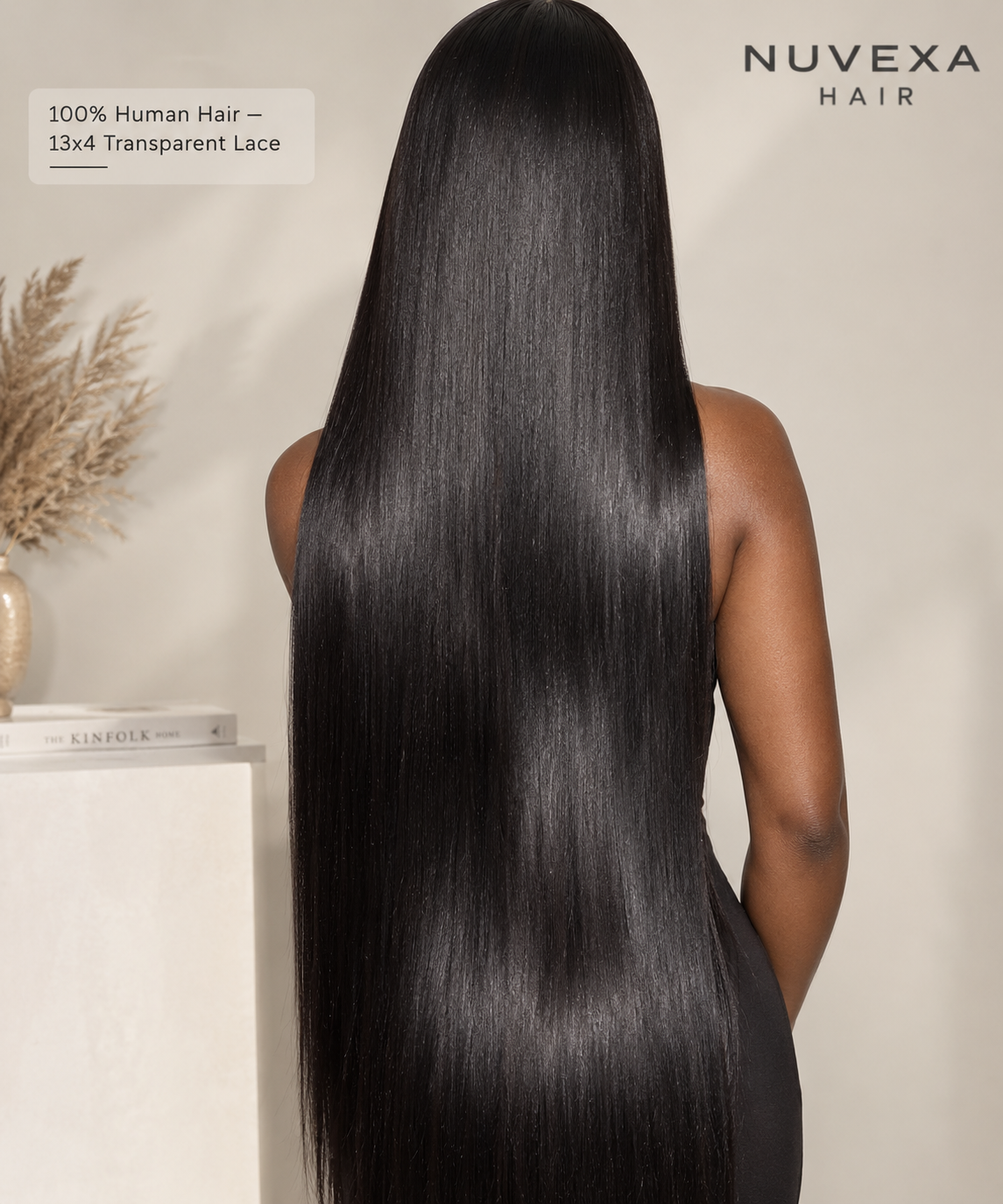 Dee-Dee - 20" 13x4 100% Human Hair Straight Lace Front Wig