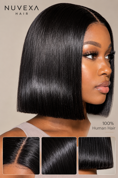 Safrika - 10" 13x4 Brazilian Straight Human Hair