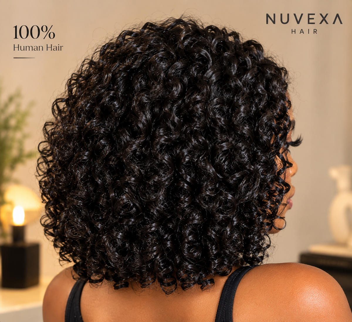 Bambie - 10" 13x5 Lace Front Bob Wig, Transparent Lace Jerry Curl