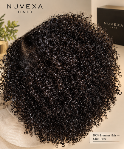 Lioness – Glueless Afro Curly Wig | No Glue, No Gel, 100% Human Hair