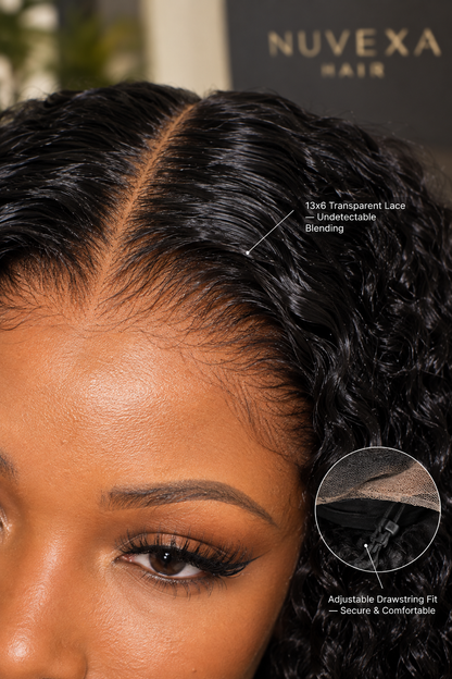 Curlee - 20" Burmese 13x6 Natural Black Curly Virgin Human Hair