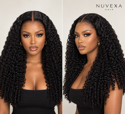 Curlee - 20" Burmese 13x6 Natural Black Curly Virgin Human Hair