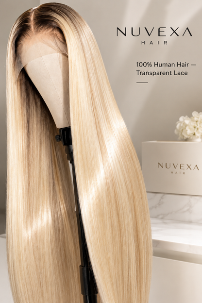 Blondike – 30" Blonde Lace Wig | Long Straight 100% Human Hair