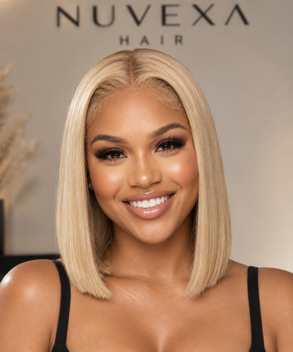 Kiki – Glueless Silky Bob Wig | 10" Lace Front, Ready in 5 Minutes